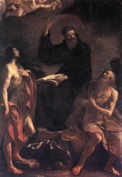圭爾奇諾 St Augustine, St John the Baptist and St Paul the Hermit 圭爾奇諾 St Augustine, St John the Baptist and St Paul the Hermit